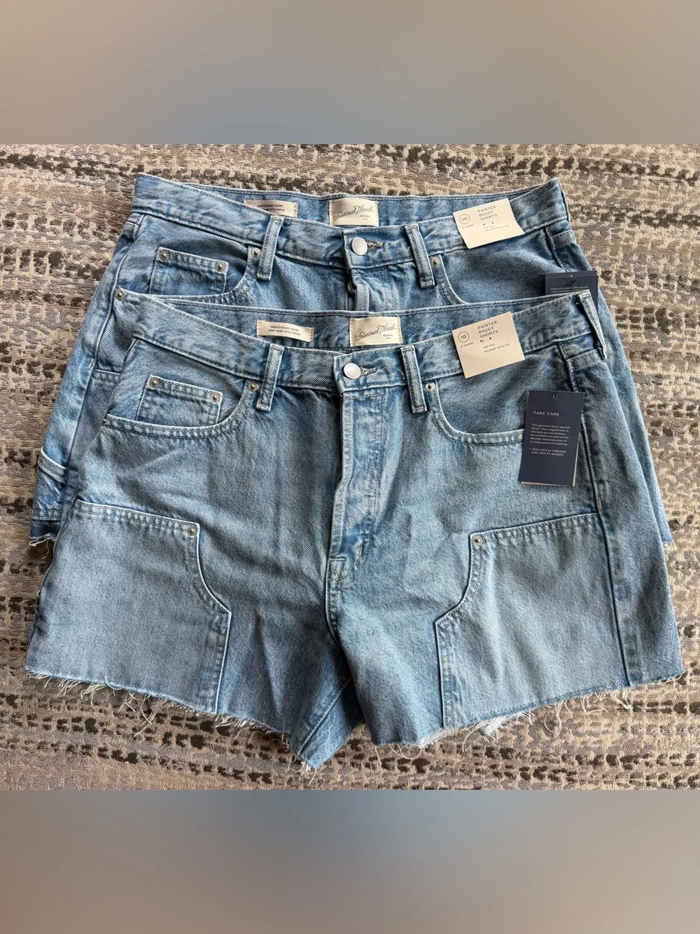 Universal Thread Painter Baggy 90's Denim Jean Shorts